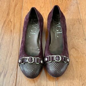 AGL Cap Toe Mini Wedges